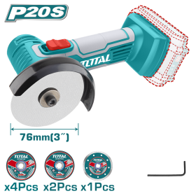 Mini Pulidora 3" Inalambrica 20V Incluye 7 Discos Industrial Bateria Y Cargador Se Venden Por Separado Total