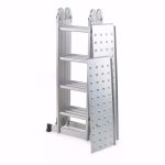 Escalera 4x4 16 pasos multiposiciones con plataforma