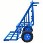Carretilla Zorra de carga canastera 400 kg rueda inflable (Buggy doble nivel) - Imagen 2