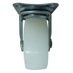 Rodachina 2 1/2" Nylon Sin Freno, Giratoria Blanca Marca Hérkules - Imagen 3