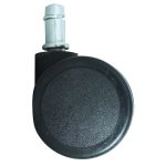 Rodachina de espigo, Silla de oficina 2" Negra, Sin Freno Marca Macho (5 Unidades) - Imagen 2