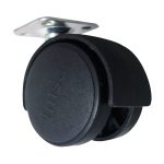 Rodachina Plana, Silla de oficina 2" Negra, Sin Freno Marca Imsa (5 Unidades) - Imagen 2