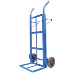 Carretilla Zorra en Angulo Plana Rueda Maciza 8"