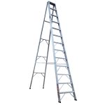 Escalera 13 pasos tijera de 12 peldaños en aluminio 3.90 mts. Max Escaleras