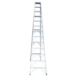 Escalera 13 pasos tijera de 12 peldaños en aluminio 3.90 mts. Max Escaleras - Imagen 3